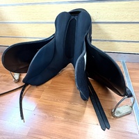 Thorowgood Maxam 16 Inch All Purpose Saddle Black Synthetic Equestrian