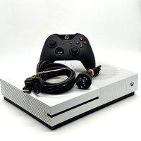 Microsoft Xbox One S 1TB Disc Edition Console White 1681 with Controller