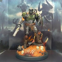 DOOM The Dark Ages 12 Inch Slayer Statue Collector Pack Steelbook Replica Key