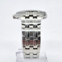 Citizen Eco-Drive E111 White Dial Silver Steel Mens Watch Date WR100