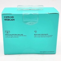 Logitech C270 HD Webcam Black 720p 30 fps Widescreen Video Calling