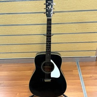 Yamaha FG-425 Vintage 1988 Rare Black Acoustic Guitar Made in Taiwan