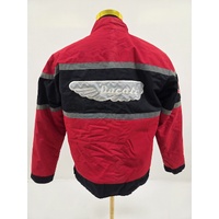 Ducati 618 Battle Of The Twins MotoGP Motorcycle Jacket Red Black Size M