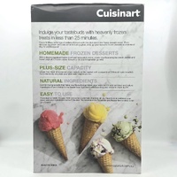 Cuisinart ICE-30BCA Cool Scoops Plus Ice Cream Maker 2L Frozen Dessert