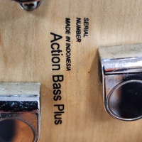 Cort Action Bass Plus 4 String Electric Bass Guitar Black PJ Active
