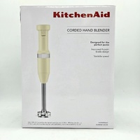 KitchenAid Corded Stick Hand Blender 5KHBV53AAC Variable Speed Almond Cream