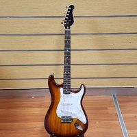 Sunburst Strat Style Electric Guitar 6 String SSS Pickups