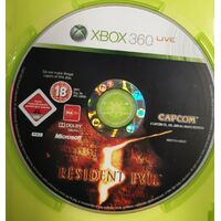 Resident Evil 5 Microsoft Xbox 360 Game Disc