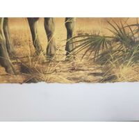 Andrew Bone The Dust Storm Collectable Framed Art Work With Certificate
