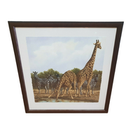 Andrew Bone Receding Waters Collectable Framed Art Work With Certificate
