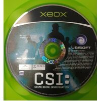 CSI: Crime Scene Investigation Microsoft Xbox Game Disc 