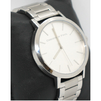 Christian Paul Men's Analog Display Silver Quartz Stainless Steel Watch