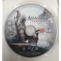 Assassin's Creed 3 Sony Playstation 3 Ubisoft Game Disc