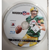 Madden NFL 09 Sony PlayStation 3 Game Disc