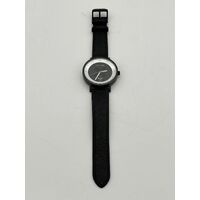 Terrance Williams x Uncle Jack Unisex 34mm Leather Band Watch (Pre-owned)