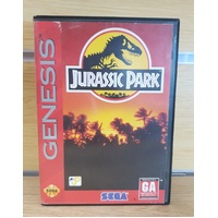 Jurassic Park Sega Genesis Rare Video Game Cartridge