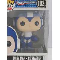 Funko Pop! Games Mega Man Ice Slasher Exclusive Vinyl Figure #102