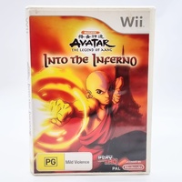 Avatar The Last Airbender Into The Inferno Nintendo Wii Game THQ