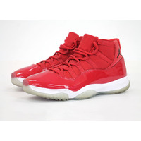 Nike Air Jordan 11 Retro "Win Like 96" Gym Red White Size: US 9.5 (pre-owned)