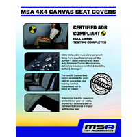 MSA 4x4 Accessories Mitsubishi Pajero Second Row 60/40 - PM08