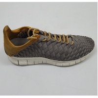 Nike Free Inneva Woven Grey Laser Orange Mens Size 9 Sportswear Sneaker