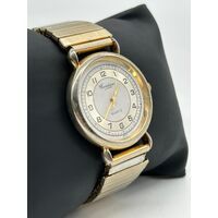 Countdown by Helbros Base Metal Bezel Stainless Steel Ladies Gold Tone Watch