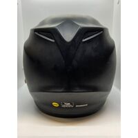 Bell MX-9 MIPS Solid Matte Black Size M Helmet with Red Visor (Pre-Owned)