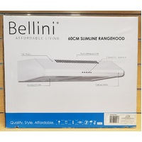 Bellini BRA603SW-F 60cm Slimline Rangehood White