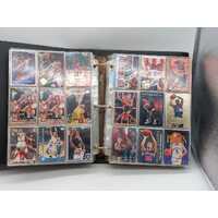 Fleer 94-95 Assorted Basketball Cards Approx. 1000 Collectable Cards in Folder 