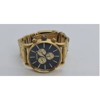 Nixon Sentry Chrono 42mm All Gold Black Stainless Steel Watch A386510