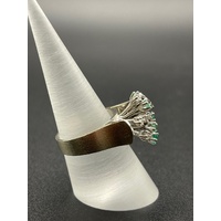 Ladies 18ct White Gold Gemstone Ring