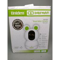 Uniden Smart WiFi Baby Monitor BW150R Pan and Tilt with Silicone Ears