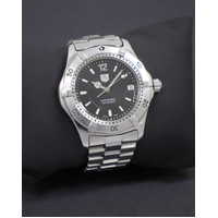 TAG Heuer 2000 Automatic Men's 36mm Black Dial Steel Watch WK2118.BA0311        (pre-owned)