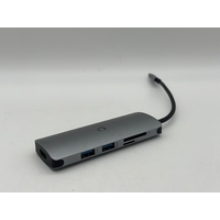 Cygnett Unite DeskMate CY3317HUBC2 USB-C Hub Multiport Adapter Silver