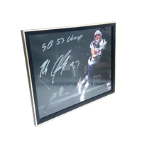 NFL Fanatics Signed Rob Gronkowski NE Patriots Super Bowl Framed Photograph