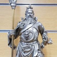 ROYAL SELANGOR Celestial Blessings Guan Gong Figurine/Statue + Base (Pre-Owned)