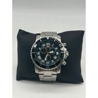Orologio All Stainless Steel Men’s Watch 10 ATM Water Resistant Silver Band