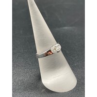 Ladies 18ct White Gold Diamond Ring (Pre-Owned)