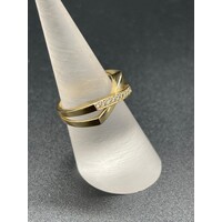 Unisex 18ct Yellow Gold Diamond Ring (Pre-Owned)