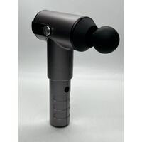 Hyper Impact Percussion Massager 81907 Black Portable Design with 5 Attachments