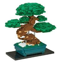 Nanoblock Bonsai Pine Deluxe Edition NB-039 (New Never Used)