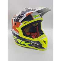 SMK Allterra Fulmine Off-Road Bike Helmet GL174 Size L (Pre-owned)
