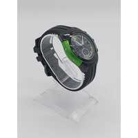 Citizen CA0289-00E Eco-Drive Chronograph Men’s Black Green Watch 10 Bar WR