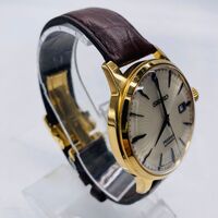 Seiko Presage Automatic Gold Tone Brown Leather Automatic Watch 4R35-01T0 
