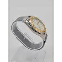 Casio 709 MTD-1017 Unisex Watch Silver Mesh Stainless Steel 100m WR