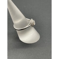 Ladies 14ct White Gold Diamond Engagement Ring (Pre-Owned)