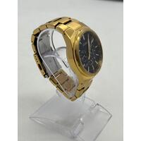 Citizen Black Dial Gold Tone Men’s Chronograph Watch (Pre-owned)