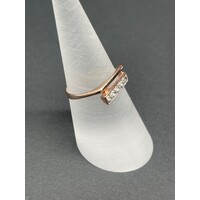 Ladies 14ct Rose Gold Ring (Pre-Owned)