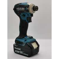 Makita DTD172 18V Cordless Impact Driver with 5.0Ah Battery (Pre-owned)