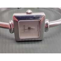 Gucci Swiss Made 1900L Stainless Steel Square Case Ladies Watch with Box